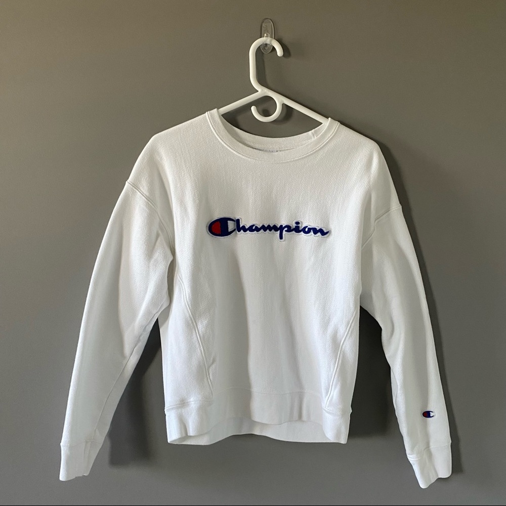 Champion Reverse Weave Embroidered Crew Neck